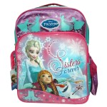Medium Backpack Frozen Pink & Green
