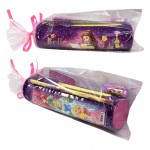 Princess Belle Pencil Case Set