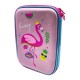Sequin Reverse Hardtop P.Case Flamingo