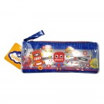 Robot Pencil Case Transparan Oval