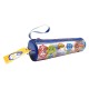 Robot Pencil Case Transparan Bulat