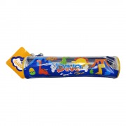 Dino Pencil Case Transparan Bulat