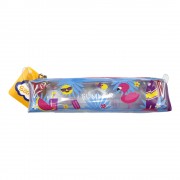 Flamingo Pencil Case Transparan Kotak