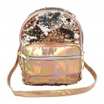 Sanwa Mini Backpack Reverse Sequin Gold
