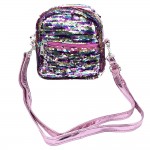 Sanwa Sling Bag Reverse Sequin Pink