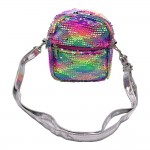 Sanwa Sling Bag Reverse Sequin Silver