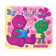 Barney Invitation Card